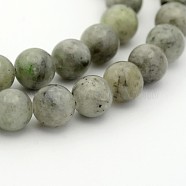 Natural Chinese Jade Round Bead Strands, 4mm, Hole: 1mm, about 98pcs/strand, 15.7 inch(G-P070-63-4mm)