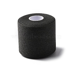 Sponge Underwrap Bandages, Pre-Wrap Sports Tape for Athletic Elbow Knees Ankles, Bicycle Handle, Racket, Black, 70x0.1mm, about 27m/roll(AJEW-WH0312-90B)