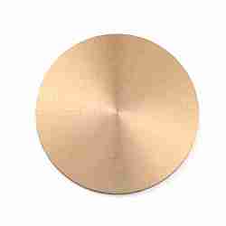 Blank Steel Discs, Flat Round Steel Sheet, Steel Marking Material, for Hand Held Embossed Plier Seals, Golden, 4.2x0.2cm(FIND-WH0126-32G)