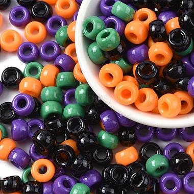800Pcs 4 Colors Opaque Plastic Beads(KY-FS0001-41)-2