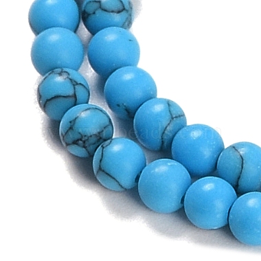 Synthetic Turquoise Beads Strands(G-U004-02J)-4