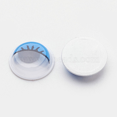 Пластиковые покачиваться гугли глаза кнопки поделок скрапбукинга ремесла игрушка аксессуары с этикеткой пластификатор на спине(X-KY-S003B-10mm-M)-2