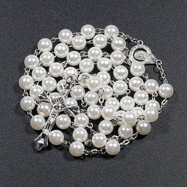White Plastic Necklaces
