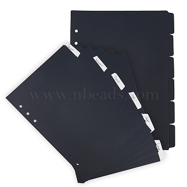 Plastic Notebook Index Divider Sheets(OFST-WH0002-54B)-1