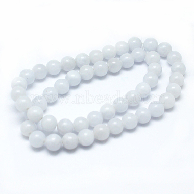 Chapelets de perles en jade jaune naturel(G-G598-10mm-YXS-01)-2