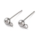 Non-Tarnish 304 Stainless Steel Stud Earring Findings(STAS-M323-01A-P)-1