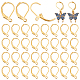 Elite 50Pcs Brass Leverback Earring Findings(KK-PH0006-08)-1