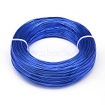Round Anodized Aluminum Wire, Bendable Metal Craft Wire, for DIY Jewelry Craft Making, Royal Blue, 10 Gauge, 2.5mm, 35m/500g(114.8 Feet/500g)(AW-S001-2.5mm-09)