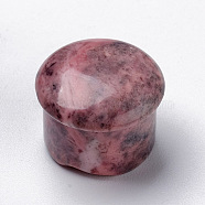 Natural Rhodonite Beads, No Hole/Undrilled, Column, 16~18x13.5~14mm(G-F677-23)