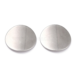 Tarnish Resistant 304 Stainless Steel Cabochons, Flat Round, Stainless Steel Color, 20x1mm(STAS-P282-07P)