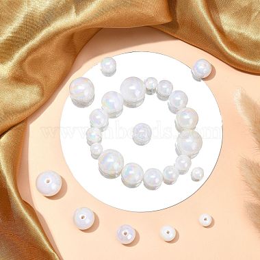 100Pcs 5 Styles ABS Plastic Imitation Pearl Beads(KY-CJ0002-03)-6