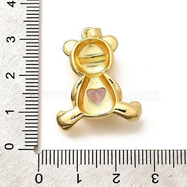 Placage de crémaillère en laiton micro pavé pendentifs en zircone cubique(KK-L226-006G-05)-3