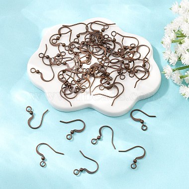 Brass French Earring Hooks(X-KK-Q369-RC)-5