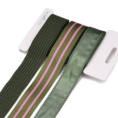 Dark Olive Green Polyester Ribbon