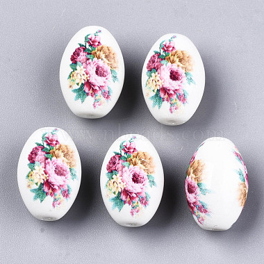 Printed & Spray Painted Opaque Glass Beads(GLAA-S047-07B-D03)-1
