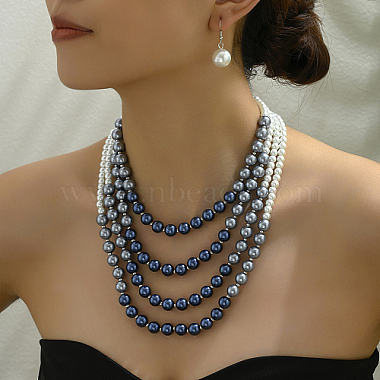 Imitation Pearl Jewelry Set(YG9589)-4