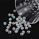 Faceted Eco-Friendly Transparent Acrylic Round Beads(TACR-K001-6mm-22)-3