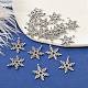 Christmas Snowflake Tibetan Style Alloy Pendants(TIBEP-YW0001-58)-5