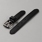 Imitation Leather Alloy Button-down Metal Buttons for Bag Making, Black, 11.9~14.9x2.15x1.45cm(FIND-WH20010-04B)