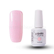 15ml Special Nail Gel, for Nail Art Stamping Print, Varnish Manicure Starter Kit, Pink, Bottle: 34x80mm(MRMJ-P006-D025)