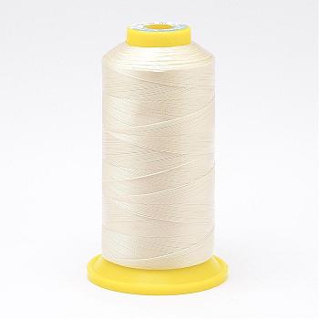 Nylon Sewing Thread, Creamy White, 0.4mm, about 400m/roll