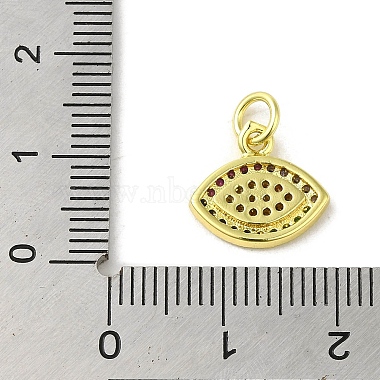 Brass Micro Pave Cubic Zirconia Charms(KK-M283-15B-02)-3