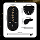 Kit de fabrication de divination à pendule Craspire DIY(DIY-CP0008-32C)-2