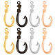 Unicraftale 8Pcs 4 Colors 304 Stainless Steel Hook and S-Hook Clasps(STAS-UN0021-47)-1