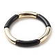 Acrylic Curved Tube Beaded Stretch Bracelet for Women(BJEW-JB08439-02)-1