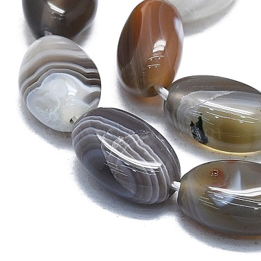 naturelles agate Botswana brins de perles(G-K245-N01-01)-3