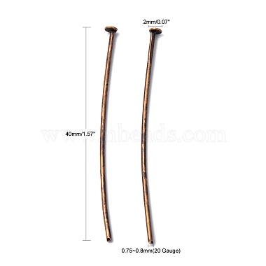 Iron Flat Head Pins(X-HPR4.0cm-NF)-5