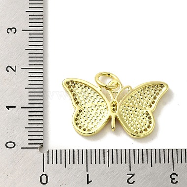 Brass Enamel Micro Pave Cubic Zirconia Pendants(KK-Z042-05G-02)-3