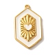 Rack Plating Brass Enamel Pendant(KK-A229-31G-03)-1