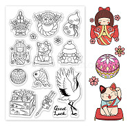 PVC Plastic Stamps, for DIY Scrapbooking, Photo Album Decorative, Cards Making, Stamp Sheets, Animal Pattern, 16x11x0.3cm(DIY-WH0167-56-793)