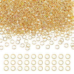 20g Brass Open Jump Rings, Bracelet Necklace Connecting Ring, DIY Jewelry Accessories, Real 18K Gold Plated, 24 Gauge, 3.2x0.5mm, Inner Diameter: 2mm, 1400pcs/20g(FIND-TA0010-69A-G)