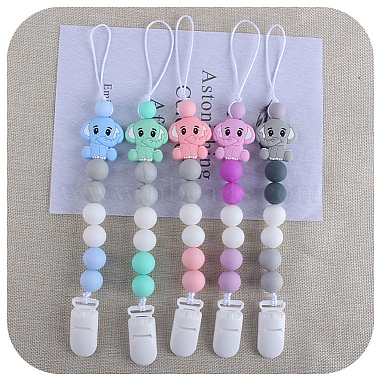 16Pcs 4 Colors Food Grade Eco-Friendly Silicone Beads(SIL-HY0001-12)-4