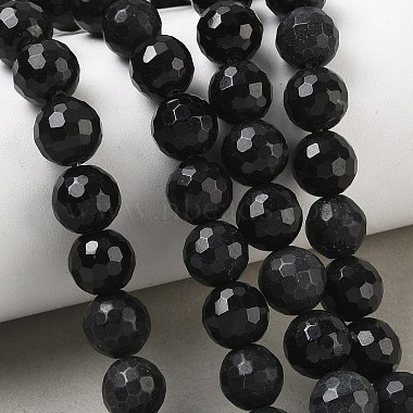 Natural Obsidian Beads Strands(GG-CBA12F1-A01-10MM)-1
