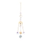 Hanging Crystal Aurora Wind Chimes(HJEW-Z003-18)-1