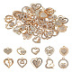 40Pcs 10 Styles Alloy Rhinestone Pendants(ALRI-AR0001-10)-1