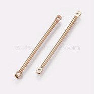 Brass Bar Links, Golden, 30x1mm, Hole: 1mm(KK-TAC0002-03C-G)