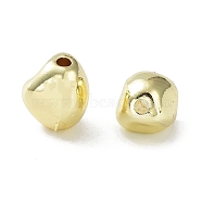 Rack Plating Alloy Beads, Irregular Oval, Golden, 8x7x6mm, Hole: 1.2mm(PALLOY-Q458-16G)