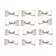 Tibetan Style Alloy Fold Over Clasps, Cadmium Free & Lead Free, Antique Silver, 28x13x5mm, Hole: 4mm(TIBE-R308-05AS-RS)
