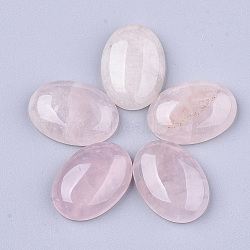 Natural Rose Quartz Cabochons, Oval, 24~26x17~19x6~7mm(X-G-S349-25A-07)