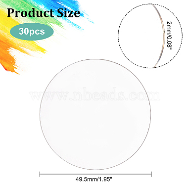 30Pcs Transparent Circle(DIY-FG0003-41)-2
