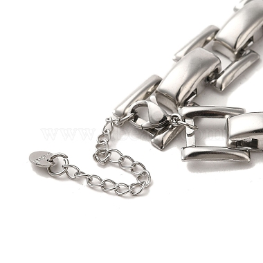 304 collares de acero inoxidable hechos a mano(NJEW-Q333-01P)-3