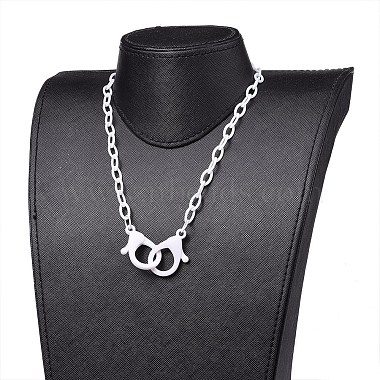 Personalized ABS Plastic Cable Chain Necklaces(NJEW-JN03310-07)-4