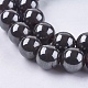Magnetic Synthetic Hematite Beads Strands(X-G-Q893-10mm)-3