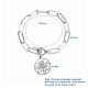 304 Stainless Steel Charm Bracelets(BJEW-JB05033)-6