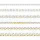 Pandahall 6m 6 Style Brass Rhinestone Strass Chains(CHC-TA0001-04)-1
