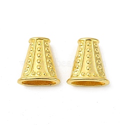 Alloy Bead Cones, For Tassels Pendant, Cadmium Free & Nickel Free & Lead Free, Golden, 18x16.5x7mm, Hole: 3.5~12mm(EA9811Y-NFG)